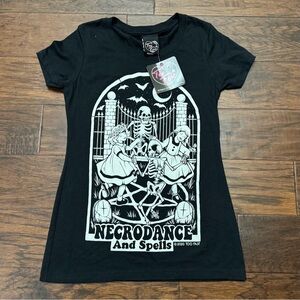 Too Fast (NWT) Necrodance and spells spooky short sleeve grunge t-shirt
